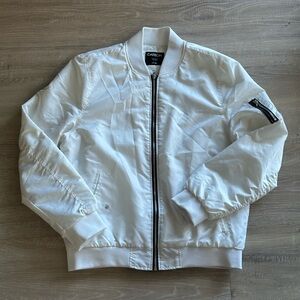 Carbon Classic White Bomber Jacket Men’s Large